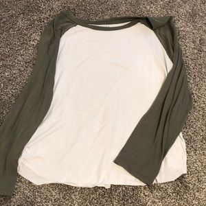 american eagle baseball style top